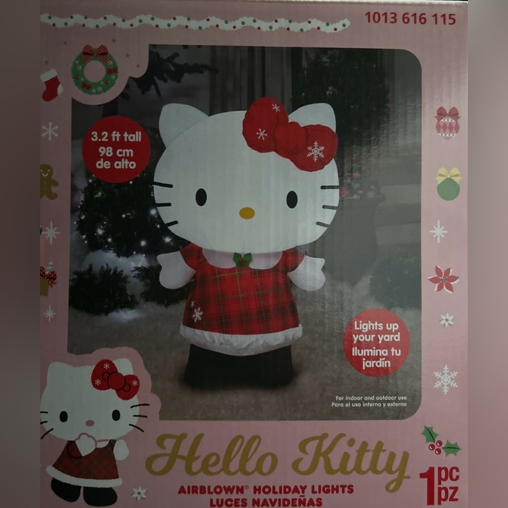Hello Kitty Christmas Inflatable